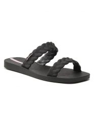 Ipanema Klapki w kolorze czarnym rozmiar: 41/42. Czarne klapki Ipanema, bez wzorów, z otwartym noskiem, bez obcasa. Za 92.64 zł.