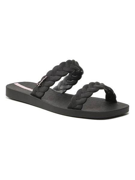 Ipanema Klapki w kolorze czarnym rozmiar: 41/42. Czarne klapki Ipanema, bez wzorów, z otwartym noskiem, bez obcasa. Za 92.64 zł.