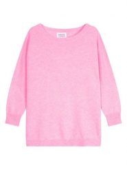 AUTHENTIC CASHMERE Kaszmirowy sweter "Goléon" w kolorze jasnoróżowym rozmiar: M. Różowe swetry AUTHENTIC CASHMERE, m, bez wzorów, z kaszmiru, bez ramiączek. Za 368.96 zł.