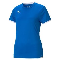 Damska koszulka Puma Team Liga. Niebieskie bluzki Puma, xl, bez wzorów, sportowe, bez kołnierzyka, bez ramiączek. Za 141.00 zł.