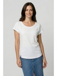 Alife and kickin Koszulka "Eira" w kolorze białym rozmiar: XS. Białe bluzki Alife and Kickin, xs, bez wzorów, z bawełny, bez kołnierzyka, bez ramiączek. Za 60.99 zł.