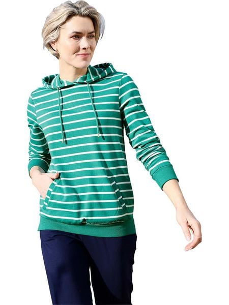 WITT WEIDEN Bluza w kolorze zielonym rozmiar: 40/42. Zielone bluzy WITT WEIDEN, bez wzorów, z kapturem. Za 43.99 zł.