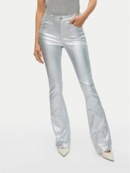 Vero Moda Spodnie materiałowe Flash 10329072 Srebrny Flared Fit. Szare spodnie materiałowe Vero Moda, xxl, bez wzorów, z materiału. Za 109.99 zł.