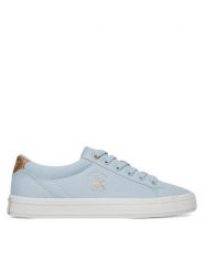 Beverly Hills Polo Club Tenisówki V12-839 Niebieski. Niebieskie trampki Beverly Hills Polo Club, bez wzorów, z materiału, bez zapięcia. Za 149.99 zł.