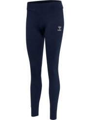 Damskie legginsy bawełniane Hummel Move Grid. Niebieskie legginsy Hummel, xl, bez wzorów, z bawełny. Za 195.10 zł.