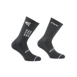 Skarpety rowerowe NORTHWAVE Own The Race Sock czarny. Czarne skarpety Northwave, bez wzorów. Za 65.00 zł.