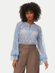 Vero Moda Bluzka Loulou 10345400 Błękitny Loose Fit. Niebieskie bluzki Vero Moda, m, bez wzorów, z syntetyku, bez kołnierzyka, bez ramiączek. Za 179.99 zł.