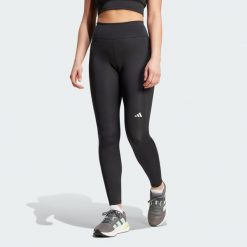 Legginsy Own the Run Winter Full Length. Czarne legginsy Adidas, s, bez wzorów, z materiału. Za 349.00 zł.