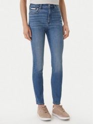 Calvin Klein Jeans Jeansy LV047F700G Niebieski Skinny Fit. Niebieskie jeansy Calvin Klein Jeans, bez wzorów. Za 409.99 zł.