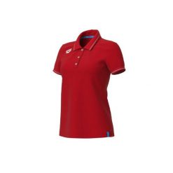 Koszulka polo damska Arena Team Polo shirt Solid Cotton. Czerwone bluzki Arena, xs, bez wzorów, z bawełny, bez kołnierzyka, bez ramiączek. Za 216.50 zł.