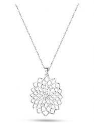 Eclat d'Argent Srebrny naszyjnik z zawieszką rozmiar: onesize. Szare naszyjniki Eclat d'Argent, srebrne. Za 156.98 zł.