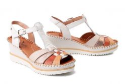 PIKOLINOS Aguadulce W3Z-1836C1 nata, sandały damskie. Sandały Pikolinos, bez wzorów, bez obcasa, bez zapięcia. Za 589.90 zł.