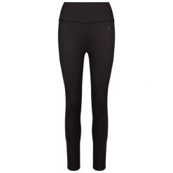 Trespass Kanika - Damskie aktywne legginsy czarne. Czarne legginsy Trespass, m, bez wzorów, z materiału, z podwyższonym stanem, długie. Za 230.99 zł.