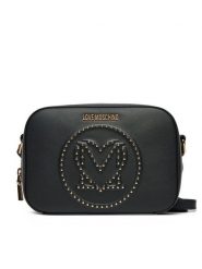 LOVE MOSCHINO Torebka JC4068PP1ML1200A Czarny. Czarne listonoszki Love Moschino, bez wzorów, ze skóry, bez dodatków. Za 489.99 zł.