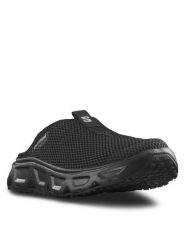 Salomon Klapki Reelax Slide 6.0 L47112400 Czarny. Czarne klapki Salomon, bez wzorów, z materiału, bez obcasa. Za 209.99 zł.