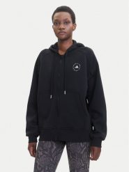 Adidas by Stella McCartney Bluza JF6337 Czarny Loose Fit. Czarne bluzy adidas by Stella McCartney, m, bez wzorów, z syntetyku, bez kaptura. Za 649.99 zł.