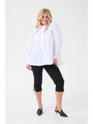 KAFFE curve Koszula w kolorze białym rozmiar: 46. Białe koszule KAFFE curve, bez wzorów, z bawełny, bez kołnierzyka, bez ramiączek. Za 126.99 zł.