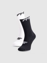 4F Skarpety casual za kostkę (2-pack) damskie - multikolor 39-42. Skarpety 4f, bez wzorów, z materiału. Za 49.99 zł.