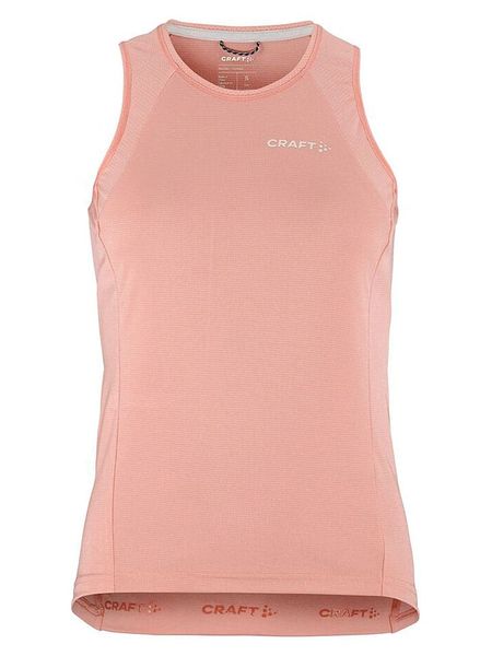 Craft Top kolarski "Core Endur" w kolorze jasnoróżowym rozmiar: L. Różowe topy Craft, l, bez wzorów, z materiału, bez kołnierzyka, bez ramiączek. Za 109.95 zł.