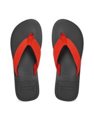 Hunter Japonki CEO-ON2560 Czerwony. Czerwone klapki Hunter, bez wzorów, z materiału, bez obcasa. Za 79.99 zł.