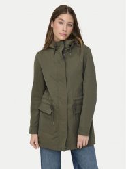ONLY Parka Louise 15312869 Zielony Regular Fit. Zielone parki Only, xs, z syntetyku, bez kaptura. Za 139.99 zł.