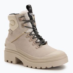 Trapery damskie Pepe Jeans Hale Urban. Białe trapery i śniegowce Pepe Jeans, z gumy, przed kolano. Za 379.99 zł.