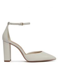 Aldo Półbuty Faith 13706568 Biały. Białe czółenka Aldo, bez wzorów, ze skóry, bez obcasa, na obcasie, bez zapięcia. Za 378.99 zł.