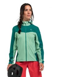Schöffel Kurtka przeciwdeszczowa "Epic Trail" w kolorze zielonym rozmiar: 40. Zielone kurtki sportowe Schöffel, m, bez wzorów, z materiału, bez kaptura, outdoorowe. Za 303.78 zł.