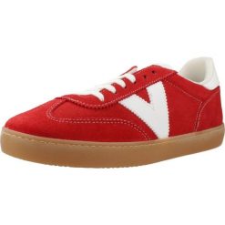 Buty VICTORIA BERLIN Czerwony. Czerwone trekkingi VICTORIA, ze skóry, trekkingowe. Za 368.99 zł.