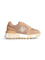Liu Jo Skórzane sneakersy w kolorze jasnobrązowym rozmiar: 38. Brązowe trampki Liu Jo, bez wzorów, z materiału, bez zapięcia. Za 321.39 zł.