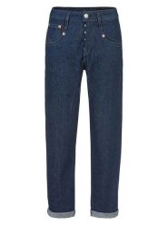 Herrlicher Dżinsy "Shyra" - Tapered fit - w kolorze granatowym rozmiar: W30. Niebieskie jeansy Herrlicher, bez wzorów, z podwyższonym stanem. Za 208.99 zł.