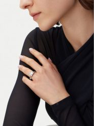 Guess Pierścionek JUBR05 173JW Srebrny. Szare pierścionki Guess, metalowe. Za 129.99 zł.