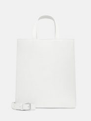 Liebeskind Berlin Skórzana torebka "Paperbag M" w kolorze białym - 29 x 34 x 15 cm rozmiar: onesize. Białe torby na ramię Liebeskind Berlin, bez wzorów, z materiału, przez ramię, bez dodatków. Za 482.03 zł.