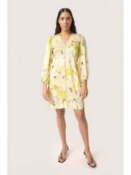 Soaked in Luxury Sukienka w kolorze żółtym rozmiar: M. Żółte sukienki Soaked in Luxury, na co dzień, m, bez wzorów, z wiskozy, klasyczne, bez kołnierzyka, bez ramiączek, mini, proste. Za 195.99 zł.