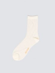 Skarpety damskie ażurowe z wizkozy białe Holy 100. Białe skarpety Big Star, w ażurowe wzory, z koronki. Za 19.99 zł.