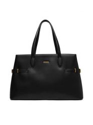 GINO ROSSI Torebka C-LDA9204 Czarny. Czarne shopper Gino Rossi, bez wzorów, ze skóry, bez dodatków. Za 279.99 zł.