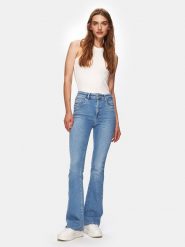 LTB Dżinsy "Joanna 500" - Flared fit - w kolorze niebieskim rozmiar: W33/L30. Niebieskie jeansy LTB, l, z aplikacjami, z podwyższonym stanem. Za 153.34 zł.