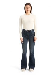 Scotch & Soda Dżinsy - Flared fit - w kolorze granatowym rozmiar: W32/L32. Niebieskie jeansy Scotch & Soda, l, z aplikacjami. Za 272.95 zł.