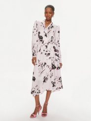 Bruuns Bazaar Sukienka koszulowa Liria BBW3828 Różowy Relaxed Fit. Czerwone sukienki Bruuns Bazaar, bez wzorów, z bawełny, bez kołnierzyka, bez ramiączek, koszulowe. Za 449.99 zł.