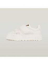 G-Star Skórzane sneakersy w kolorze białym rozmiar: 42. Białe trampki G-Star, bez wzorów, bez zapięcia. Za 246.53 zł.