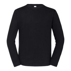 Koszulka Z Długim Rękawem Unisex Adult Iconic 195 Plain. Czarne bluzki FRUIT OF THE LOOM, xl, bez wzorów, sportowe, bez kołnierzyka, bez ramiączek. Za 80.99 zł.