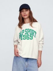 GAP Bluza w kolorze szarym rozmiar: XL. Szare bluzy GAP, xl, bez wzorów, bez kaptura. Za 131.95 zł.
