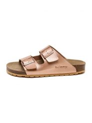 Billowy Klapki w kolorze jasnoróżowym rozmiar: 39. Różowe klapki Billowy, bez wzorów, z otwartym noskiem, bez obcasa. Za 121.99 zł.