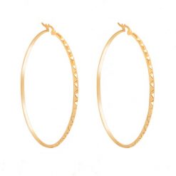 Kolczyki koła duże ETNO III pozłacane. Żółte kolczyki Lilou, pozłacane. Za 249.00 zł.