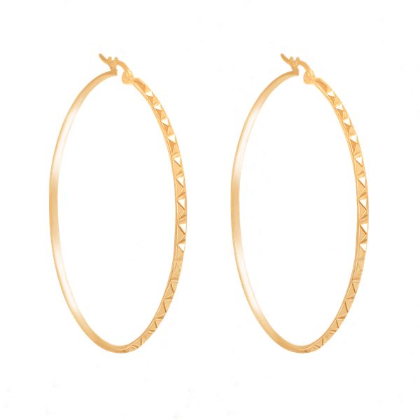 Kolczyki koła duże ETNO III pozłacane. Żółte kolczyki Lilou, pozłacane. Za 249.00 zł.