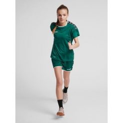 Hummel KOSZULKA DAMSKA T-shirt hmlAUTHENTIC POLY JERSEY WOMAN. Białe t-shirty Hummel, s, bez wzorów, z jersey, bez kołnierzyka, bez ramiączek. Za 85.00 zł.