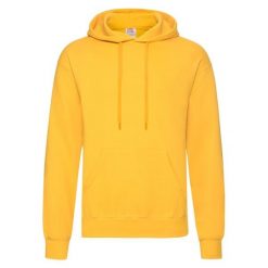 Bluza Fruit Of The Loom Classic z kapturem dla dorosłych Mostaza. Białe bluzy FRUIT OF THE LOOM, na zimę, bez wzorów, z kapturem. Za 185.99 zł.