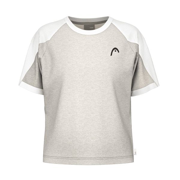 Damski jersey Head Play Tech. Szare koszulki sportowe Head, bez wzorów, z jersey, bez ramiączek. Za 255.05 zł.