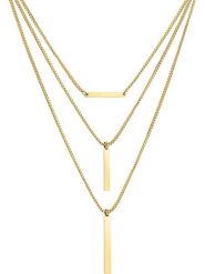 Liebeskind Naszyjnik z elementami ozdobnymi - dł. 52 cm rozmiar: onesize. Naszyjniki Liebeskind, ze stali. Za 130.99 zł.