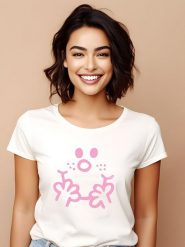 WOOOP Koszulka w kolorze białym rozmiar: XL. Białe bluzki Wooop, xl, bez wzorów, bez kołnierzyka, bez ramiączek. Za 56.79 zł.